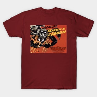 Classic Sci-Fi Movie Poster - Missile to the Moon T-Shirt